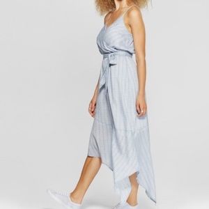 Pretty blue summer maxi dress